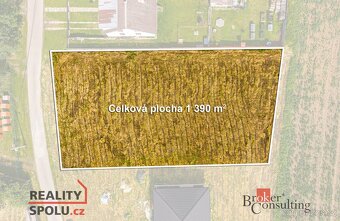 Prodej, pozemky/bydlení, 1390 m2, Radkov, Jihlava [ID 72762] - 5
