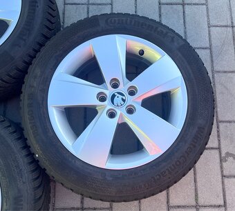 Fabia, Rapid - 15" Mato + zimní 185/60 Continental 9mm - 5