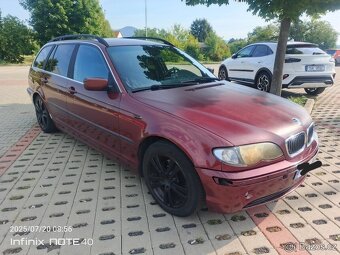 Bmw e46 318i touring, chiarettorot metallic - 5