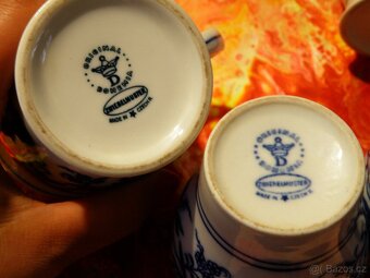 Cibulák - porcelán, plechovky - 5