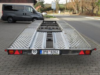 Vapp 3.5T vlek na 2 auta nová TK nápravy 4 roky - 5