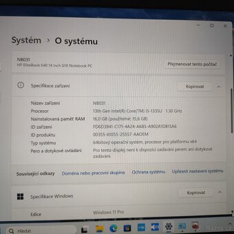 HP EliteBook640 G10-14"IPS FHD/ 512GB SSD/ 16GB RAM/Iris Xe - 5