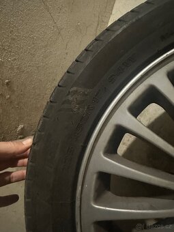 R17 225/45 alu sada s letní pneu bmw - 5