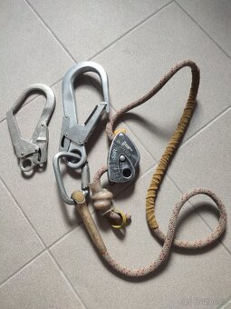 Slaňovací brzda,klepeta,lano - 5