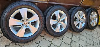Originál alu Škoda SCALA 5x100 205/60 R16 - letní pneu - 5