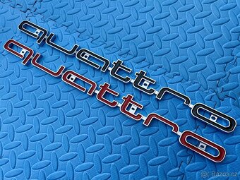 Logo do masky na vozy Audi znak Quattro - 5