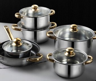 Sada designovych hrnců 12dilu ideální do nového bydlení - 5