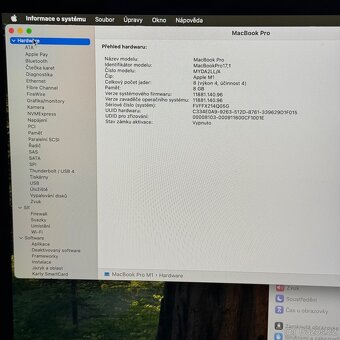APPLE MACBOOK PRO 13” M1/8GB RAM/256GB,BATERIE 100% - 5