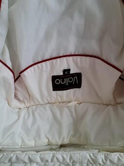 bílá bunda s odepínací kapucí, vel. 38, zn. Valino - 5