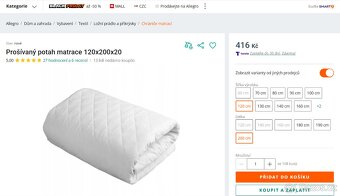 Matrace 120x200x20 cm - 5