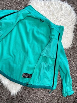 Krásná tyrkysová softshell mikina Willard vel. S - 5