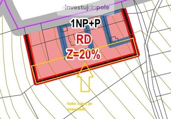 Prodej zemědělské půdy s možností výstavby RD na části pozem - 5