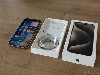 iPhone 15 PRO 256GB CZ TOP STAV - 5