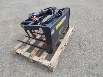 Drapák hydraulický s vidlemi, bez uchycení, šíře 100cm. - 5