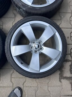 Letní sada originál alu kol Škoda Fabia 3 R17 - 5