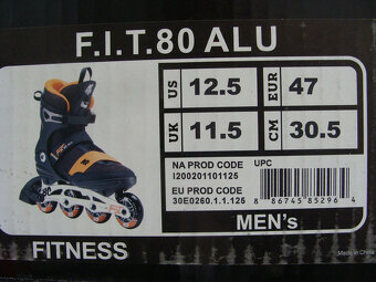Kolečkové in-line brusle K2 F.I.T. 80 ALU  Nové - 5