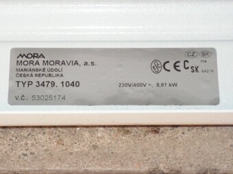Nový sporák Mora 3479 Evolution - 5