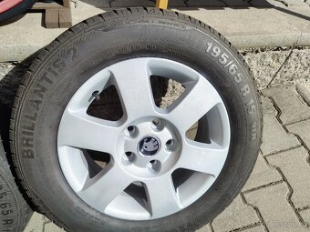 ALU disky originál Škoda 5x112 r15( sada č.1) - 5