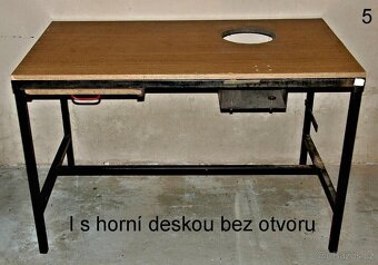 Pracovní stůl 155x68cm,105x60cm,105x65cm, 80x80cm, 120x70cm - 5