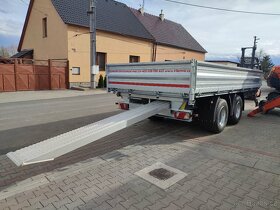 Přívěs kára vlek podvalnik sklápěč hydraulika - 5