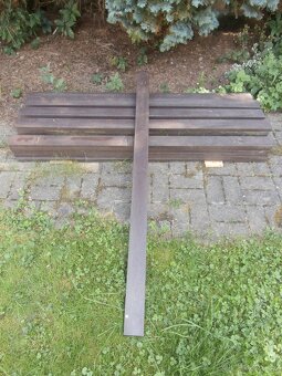 Prodám bránu, branku, plastové plaňky - 5