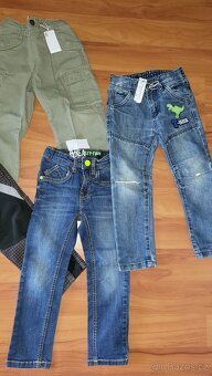 Kalhoty vel.98, 104 celkem 7ks - 5