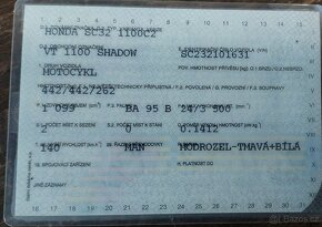 Honda VT 1100 Shadow....POZOR : V TP ZAPSÁNO 24kw - 5