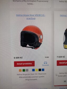 Vespa helma oranzova - 5