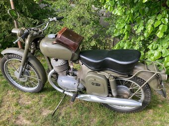 Jawa 250/553 Švéd/Libeň motor po GO/česká SPZ - 5