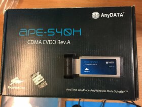 Prodám Express Card Any data - APE-540H - 5