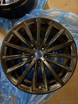Zánovní 19" originální sada BMW Styling 633 Black, vč. TPMS - 5