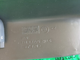 panel zadní stěny pravý Škoda Felicia -12/97 6U0864584 H50 - 5