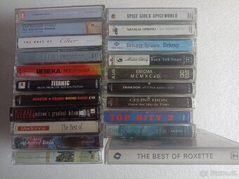 Kazety pop- Madonna, Jackson, Cher, Roxette, Modern talking - 5