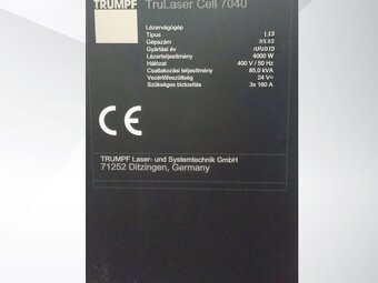 Laserový stroj TRUMPF TruLaser Cell 7040, z roku 2015 - 5