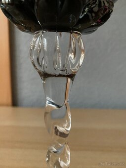 Velká číše z hutního skla s motivem - 900 ml, 33 cm - 5