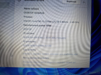 Rychlý Lenovo G580 15.6" i3 8GB RAM 500GB SSD Win 11 - 5