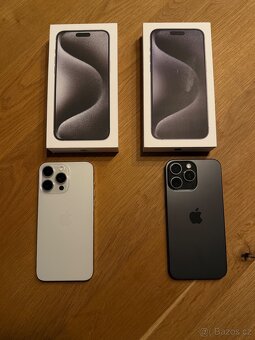 APPLE IPHONE 15 PRO MAX 256GB - BLACK - WHITE - ZÁRUKA - 5
