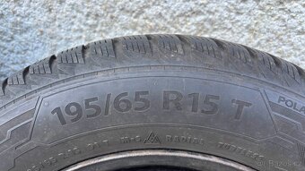 195/65 R15 ZIMNÍ PNEU + PLECHOVÉ DISKY 5X100 ŠKODA OCTAVIA I - 5