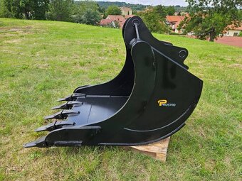 Podkopová lžíce se zuby, 130cm s upínáním S70 - 5