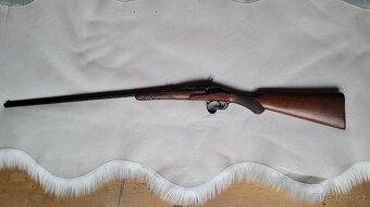 Flobert puška ráže 22 -velmi pěkně zdobená-volně bez ZP - 5