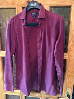 Pánský oblek BANDI 50/188 + košile 41/188 – výborný stav - 5