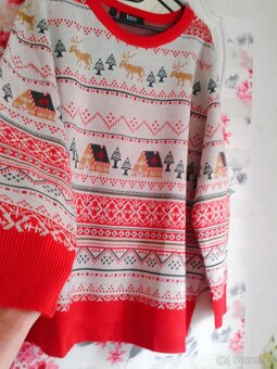 Teplý a krásný zimní svetr 48/50 - 5