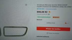 MBSprinter-Vw Crafter chromové rámečky - 5