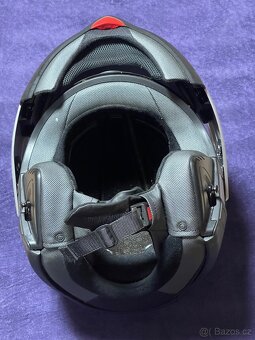 BMW System 5 výklopná helma – šedá - 5