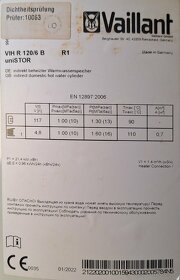 Zásobník vody Vaillant VIH R 120/6 B  R1 - 5