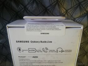 Bezdrátové sluchátka Samsung Galaxy Buds Live, nové, černé - 5