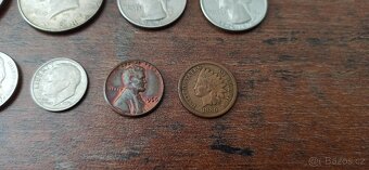 USA sada, lot Amerických mincí. - 5