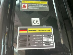 Nová benzínová elektrocentrála 230/400V 3,9/7,3kW - 5