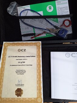 Pistole CZ 75 B 40th Anniversary nesehnatelná - 5