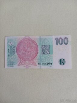 Bankovky UNC - 8 x 100kč, 2 x 200kč, 1 x 1000kč. - 5